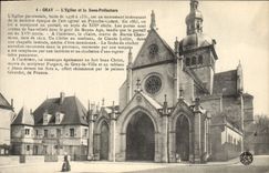 CPA Gray L'eglise et la Sous Prefecture 