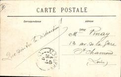 CPA Folklore Distraction des vieux jours La pipe et le flin Tabac