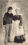CPA Folklore Maries de Bannalec Mariage