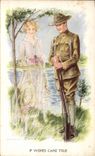CPA Militaria If wishes came true 