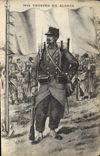 CPA Militaria Nos troupes en Alsace