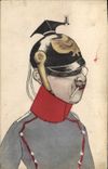 CPA Militaria Officier Allemand