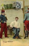 CPA Militaria L'engage volontaire