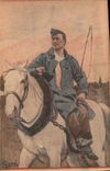 CPA Militaria Soldat Cheval