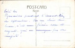 CPA Egypt Egypte Cairo The pyramids of Gizeh