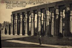 CPA Egypt Egypte Luxor Temple Colonnades