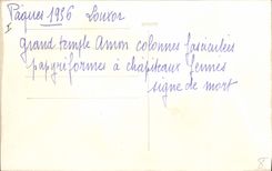 CPA Egypt Egypte Luxor Temple