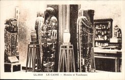 CPA Egypt Egypte Le Caire Momies et tombeaux