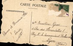 CPA Fantaisie (dessin a la main)  Fleurs 