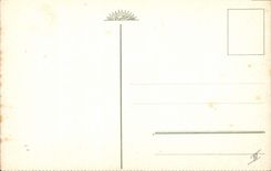 CPA Fantaisie (dessin a la main)  Fleurs 