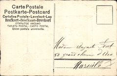 CPA Fantaisie (dessin a la main)  Fleurs 