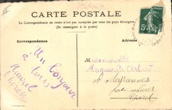 CPA Fantaisie (dessin a la main)  Fleurs 