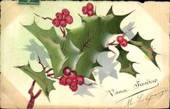 CPA Fantaisie (dessin a la main)  Fleurs 