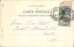 CPA Fantaisie (dessin a la main)  Fleurs 