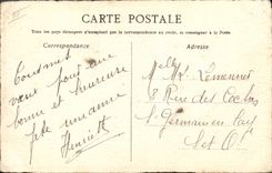 CPA Fantaisie (dessin a la main)  Fleurs 