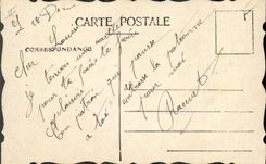 CPA Fantaisie (dessin a la main)  Fleurs 