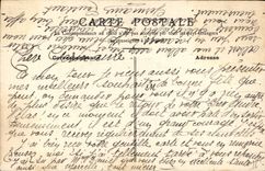 CPA Fantaisie (dessin a la main)  Fleurs 