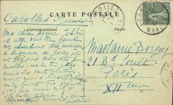 CPA Vire L'esplanade du vieux Chateau 