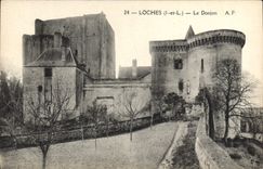 CPA Chateau Loches Le donjon