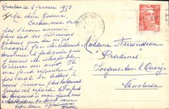 CPA Chateau de Chillon Tour de defense