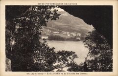 CPA Lac d'Annecy Talloires vue de la Grotte des oiseaux Grottes 