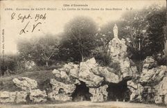 CPA Environs de Saint Malo La Grotte de Notre Dame de Bois Renou Grottes 