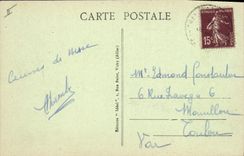 CPA Grotte Grottes de Jonas Creusees dans le flanc du Puy St Pierre pres le Cheix