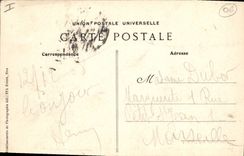 CPA Grotte de Petrification Stalactites Ligne du Sud de la France Saut du Loup Grottes