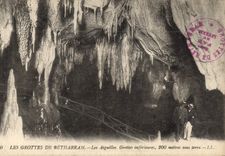 CPA Grotte Grottes de Betharram Les aiguillles Grottes inferieures