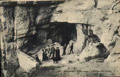 CPA Grotte Grottes Dauphine Sassenage L'entree des cuves