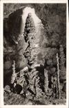 CPA Grotte Grottes Aven d'Orgnac Stalagmite en forme de pomme de pin