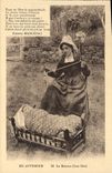 CPA Folklore En Auvergne Le Berceau Poupee 
