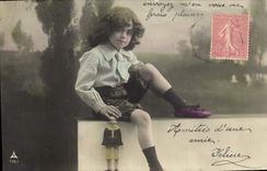CPA Fantaisie Enfant Poupee 
