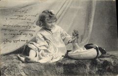 CPA Fantaisie Enfant Poupee 