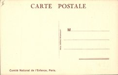 CPA Fantaisie Enfant Poupee Le jeu Cheval en bois