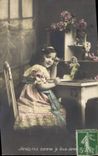 CPA Fantaisie Enfant Poupee 