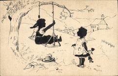 CPA Fantaisie Enfant Poupee 