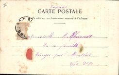 CPA Fantaisie Enfant Poupee Noel