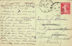 CPA Dole Puits forge Cour du Palais de Justice 