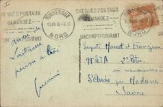 CPA Palais de Justice Dunkerque Tramway