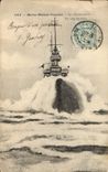 CPA Bateau de Guerre Le Charlemagne