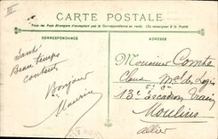 CPA Bateau de Guerre Contre torpilleur Carabinier