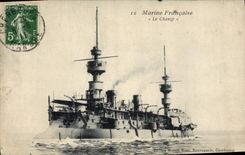 CPA Bateau de Guerre Le Chanzy
