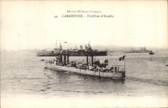 CPA Bateau de Guerre Carabinier Torpilleur d'escadre