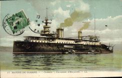 CPA Bateau de Guerre Carnot Cuirasse d'escadre