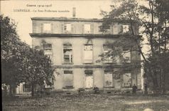 CPA Luneville La Sous Prefecture incendiee