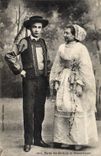 CPA Folklore Maries des environs de Douarnenez Mariage
