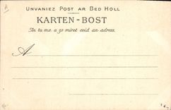 CPA Folklore Pour ses amis les petits pauvres Un jour de fete Dieu a Penhars Costume d'enfant des en