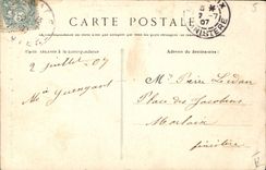 CPA Folklore Jeune fille de Scaer 