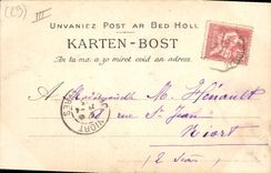 CPA Folklore Un petit Bigouden Pont L'Abbe